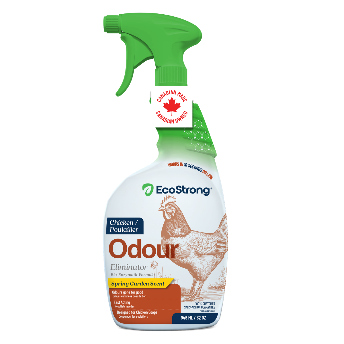 EcoStrong Chicken Coop Odor Eliminator 32 oz #size_32-oz-sprayer-bottle