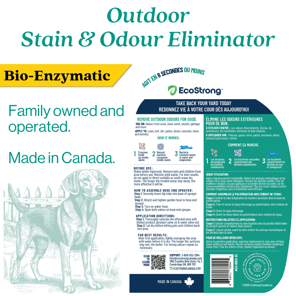 EcoStrong Outdoor Odor Eliminator 32 oz #size_32-oz-sprayer-bottle