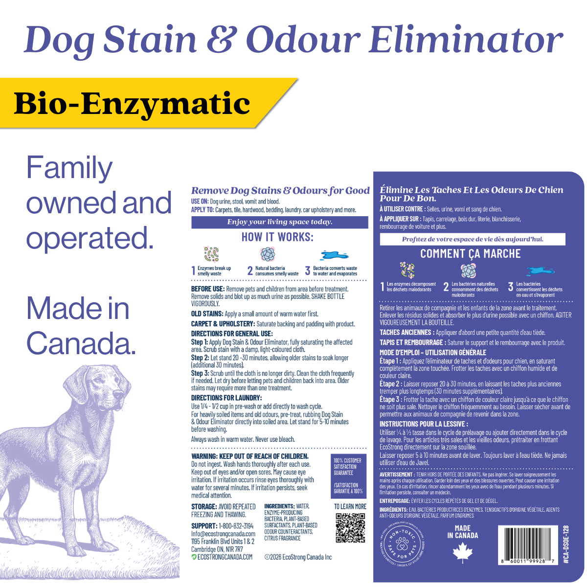 EcoStrong Dog Stain and Odor Eliminator 1 Gallon #size_1-gallon-jug