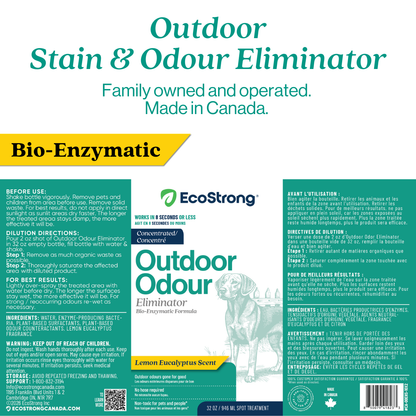 EcoStrong Outdoor Odor Eliminator Spot treatment #size_10-x-2-oz-shots-and-sprayer-bottle