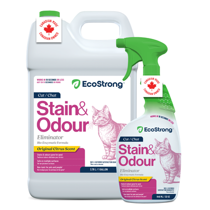 EcoStrong Cat Stain and Odor Eliminator 1 gallon #size_32-oz-sprayer-bottle-and-1-gallon-refill