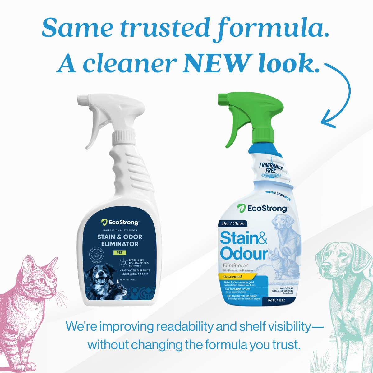 EcoStrong Pet Stain and Odor Eliminator 32 oz #size_32-oz-sprayer-bottle