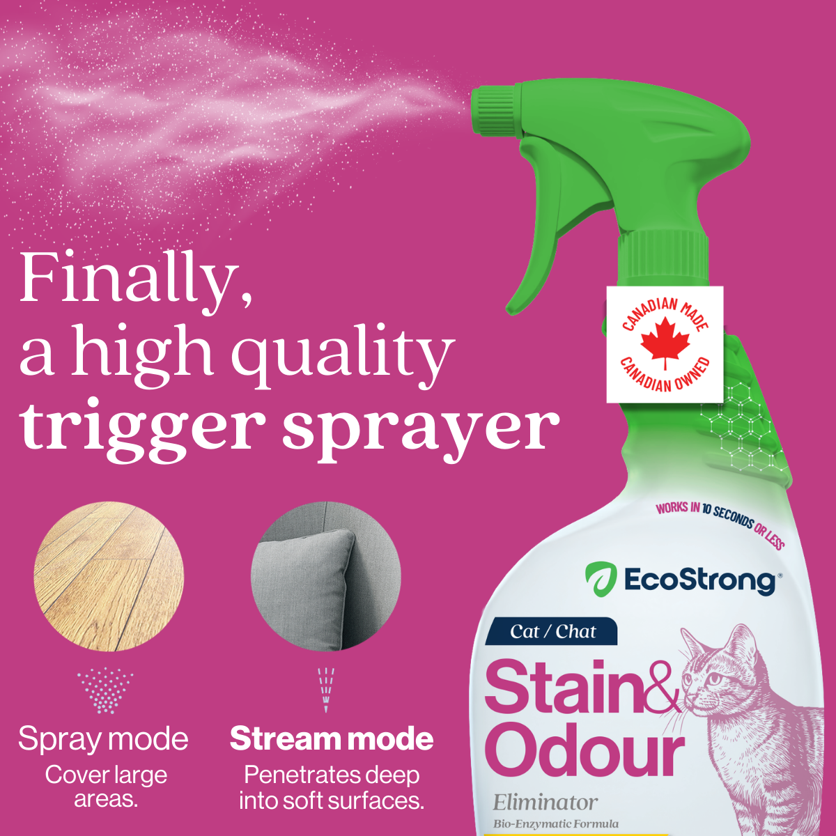 EcoStrong Cat Stain and Odor Eliminator 32 oz #size_32-oz-sprayer