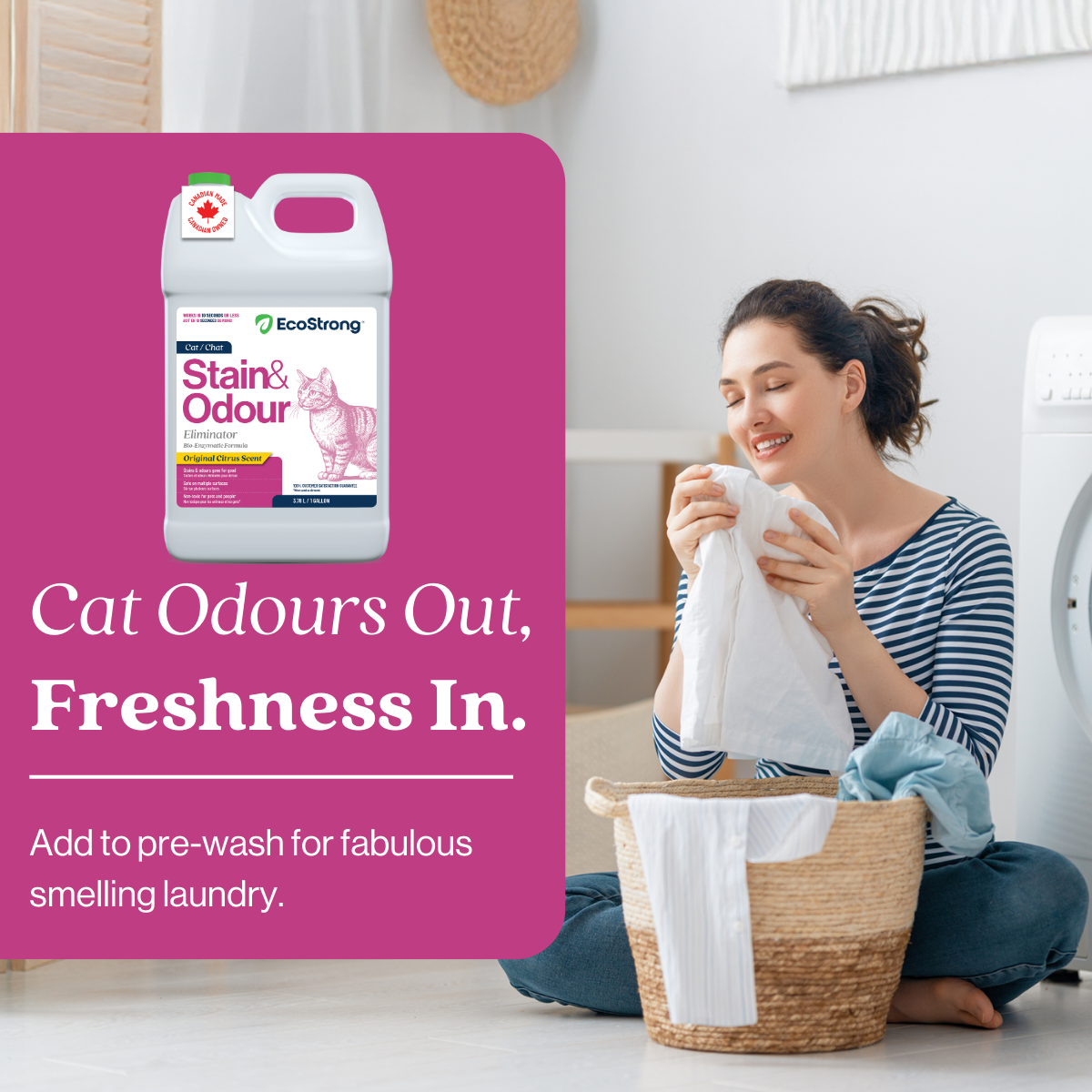 EcoStrong Cat Stain and Odor Eliminator 1 gallon #size_1-gallon-jug