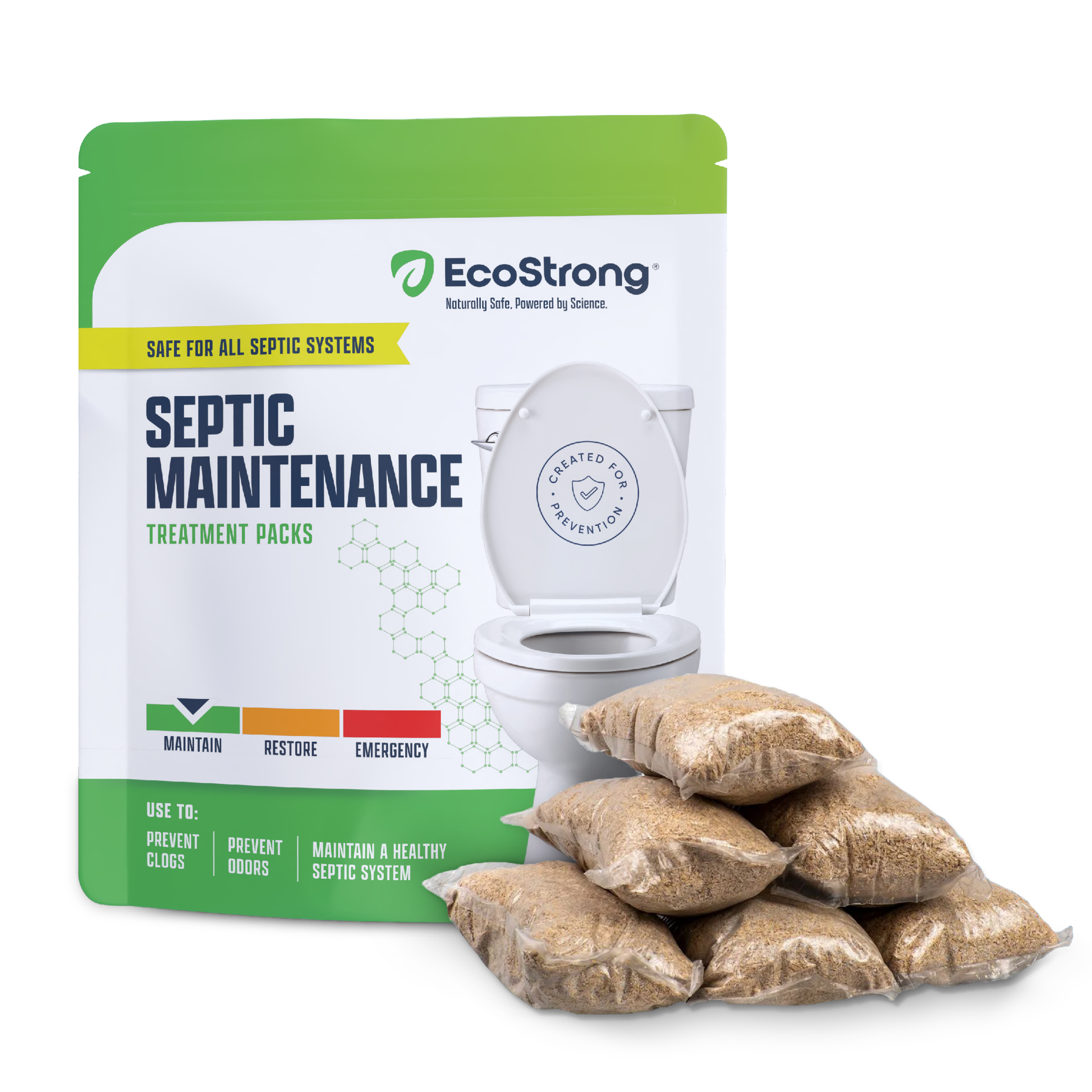 EcoStrong Septic Tank Treatment Packs #size_6-x-1-oz-packs